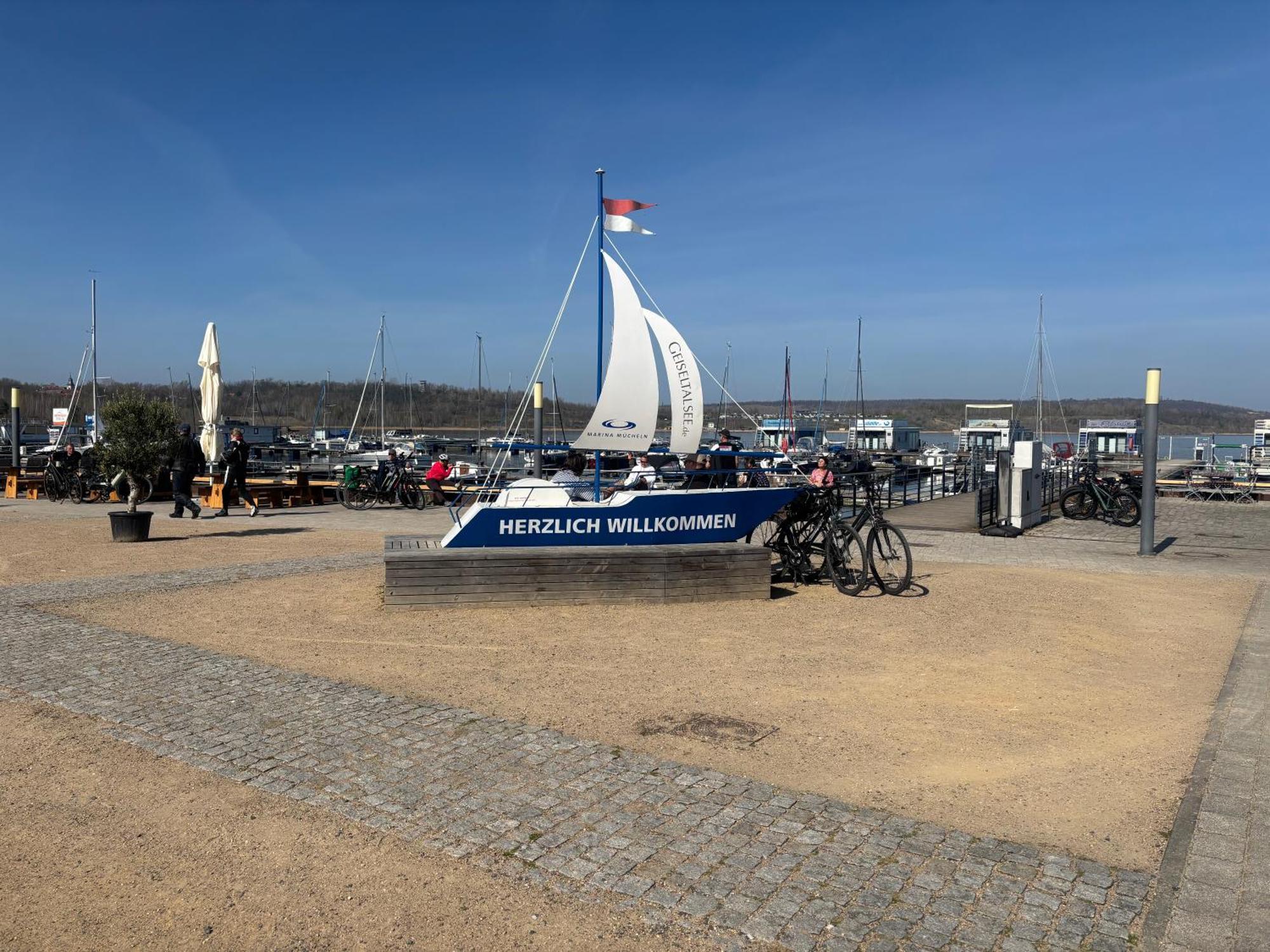 Ferienwohnung "Seeperle" Marina Muecheln Geiseltalsee Mucheln Esterno foto